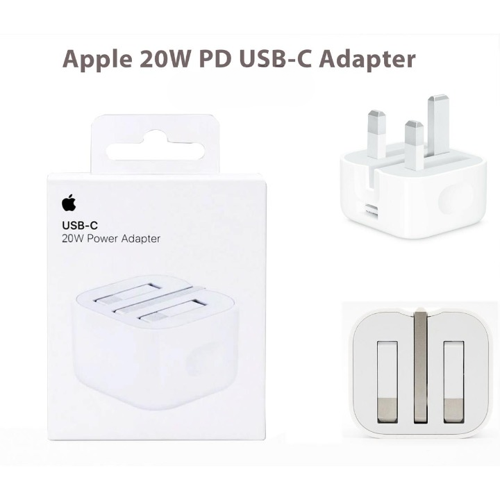 Apple 20W power adapter with charging cable