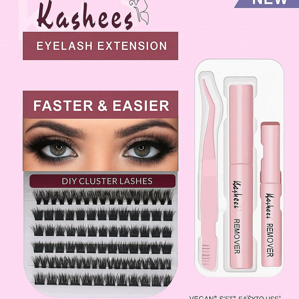 Kashee's 4 in 1 eyelash extension set