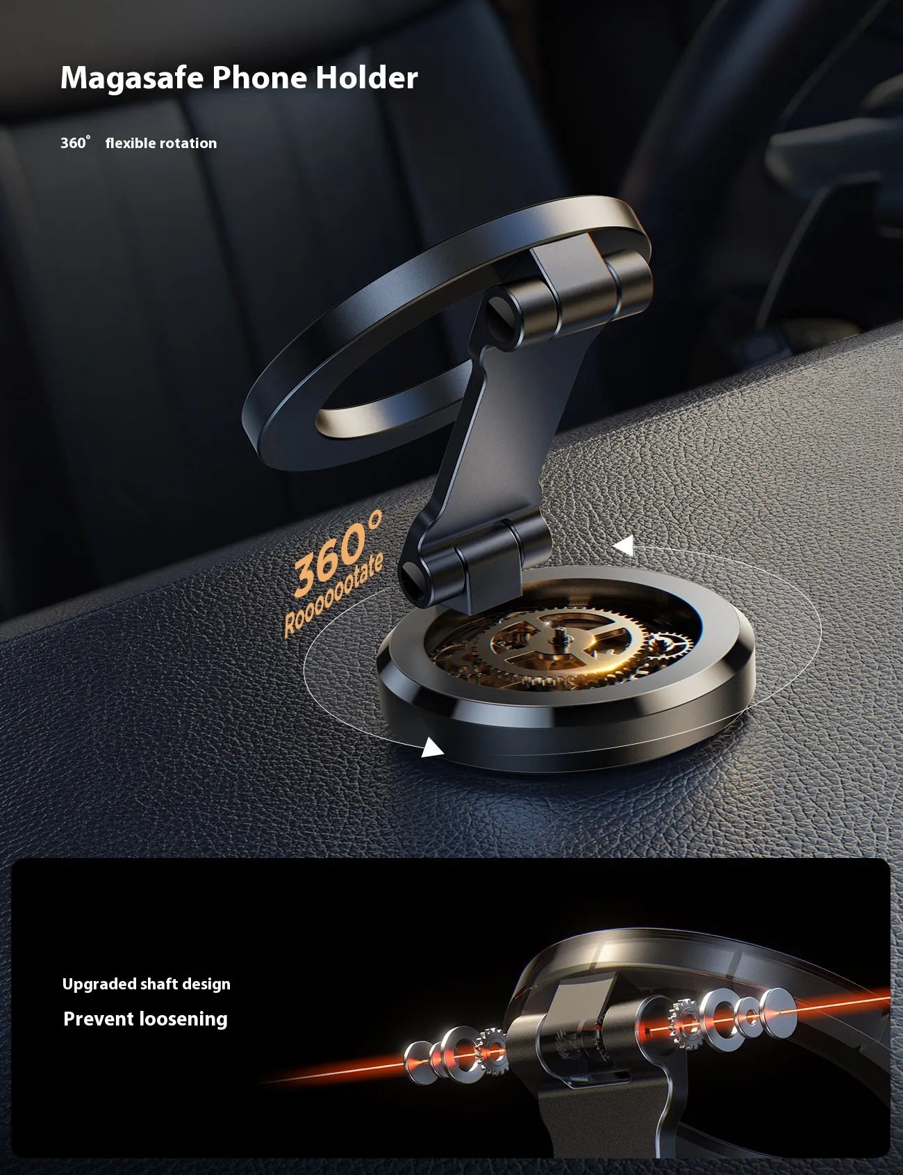 Premium 360° Magnetic Car Phone Holder